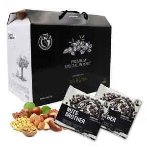 [NS홈쇼핑]너츠브라더 하루한줌견과 블랙라벨 100입 선물세트[31100023]