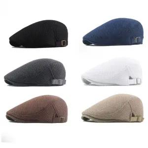 망사모자 메쉬 남성 여름 골프모자 남자 헌팅캡 빵모자 베레모