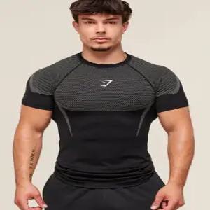 짐 GYM SHARK 반팔 패턴 컴프레션 6컬러 티셔츠