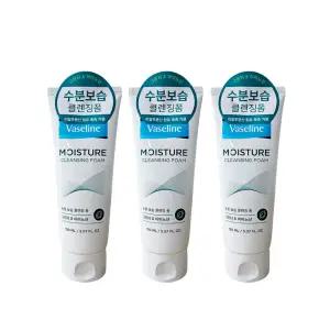 바세린 모이스처 클렌징폼 150ml x 3개