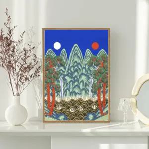 3+1 헬로우하비 캔버스 액자형 보석십자수