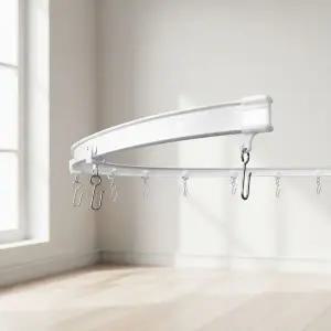 유연한 휘어지는 레일