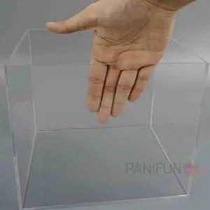 다용도 투명 아크릴 오픈박스 200 캡슐케이스 포장상자 플라스틱 클리어 카드수납 사각 아크릴통