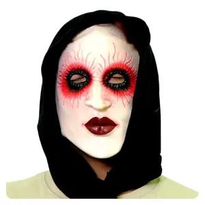 (PW) (붉은눈마녀후드가면)파티가용품 할로윈 소품 가면 파가 행사가 할로윈가 연말가