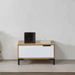 심플 인테리어 낮은 1단 서랍 사이드 수납장 내추럴감성 홈스타일링 공간꾸미기