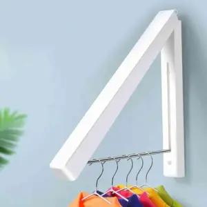 [라일리생활건강] Rly 원포 접이식 행거 벽에붙이는옷걸이 벽고정걸이 벽