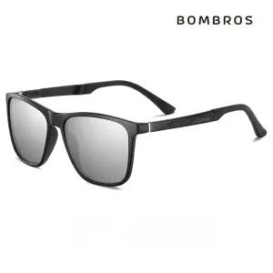 봄브로스 초경량 TR 선글라스 남자 편광 실버미러