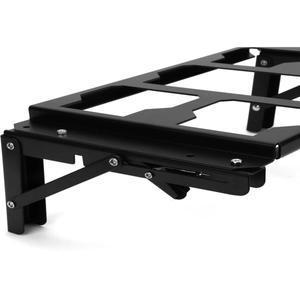 폴딩 팩아웃 마운트, 접이식 사이드 랙, 롤링 모듈형 스태커블 공구함용 헤비듀티 스토리지 오거나이저