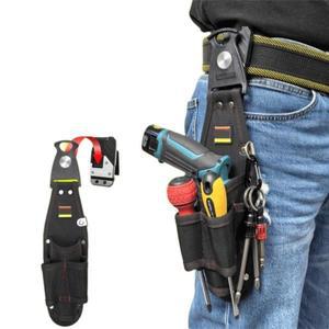 허리 교수형 나일론 도구 가방 이동식 전기 보관 퀵 릴리스 포켓 네일