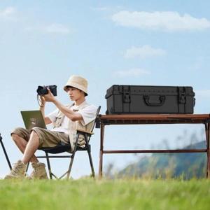 야외용 엔지니어링 플라스틱 공구 케이스  스트립 사진 조명 홀더 보관 상자 바퀴 장비