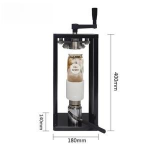 수동 회전식 캔 실러/시머 PET 플라스틱 알루미늄 밀봉 기계, 틴/소프트 드링크/커피/맥주/버블티