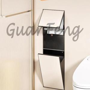 스테인리스 스틸 매립형 일체형 수납통