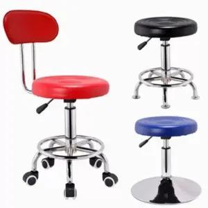 DA PAM 바퀴달린 의자 스툴 진찰 높이조절 카운터 이동식 미용 원형 보조