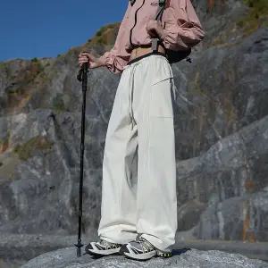 남성용 바지 캐주얼 운동복 트레이닝 스트레이트 하의 바람막이 봄가을 아웃도어 admr3