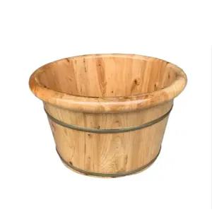 족탕기 원목 족욕통 가정용 속발 풋케어 휴대용 삼나무 발마사지 습식 편백나무