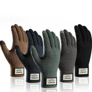 털장갑 크리스마스 겨울 남성장갑 엠보라벨 니트장갑 가능 털 스마트폰 터치 장갑 방한 기모 폰 준캡