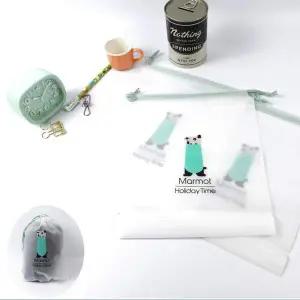 옷 젖은 여행 소품 보관 방수 비닐주머니M 1P