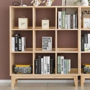 리즈빌 포리 편백원목 1100 9칸 장식장