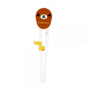 리락쿠마 연습용젓가락(얼굴)(브라운)