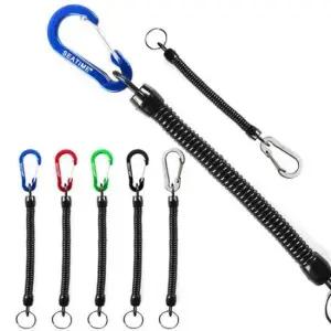 공구걸이 씨타임 뉴 벌크 스프링줄 분실방지 안전고리 카라비너