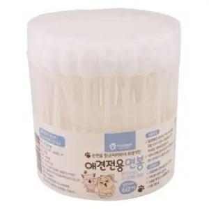 강아지구강위생용품 펫크린 애견전용 면봉(60p)