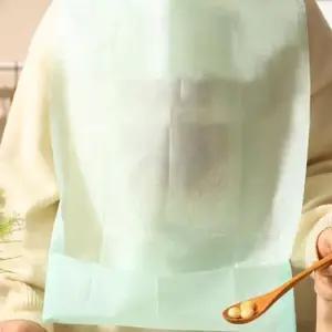 성인 일회용 턱받이 10p 노인 환자 오염방지 식사용