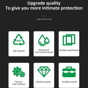 휴대용 도구 상자 방수 봉인 된 소형 정밀 기기 부품 보관 안전 보호