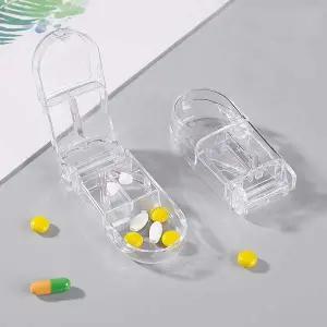 투명 알약 커팅 자르기 약 절단기 케이스 통 DD-11907
