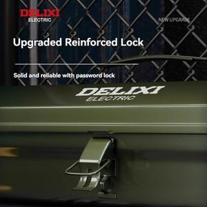 DELIXI 두꺼운 철 도구 상자 다기능 하드 케이스 산업용 보관 가정용 자동차 휴대용 강철