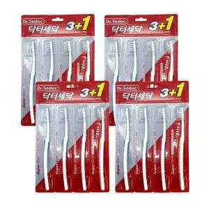 [RIZPICK]LION 닥터세닥슈퍼슬림칫솔 3+1 x 4개