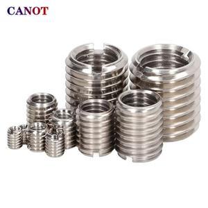 내부 외부 나사 어댑터 M2-12Wire 304 스테인레스 스틸 삽입 슬리브 변환 너트 커플러 Convey1244