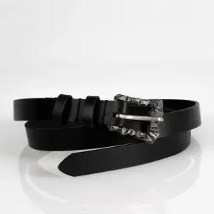 [블레스드 뷸렛][블레스드뷸렛]메테리얼 II 소가죽 벨트_다크실버/엔틱골드