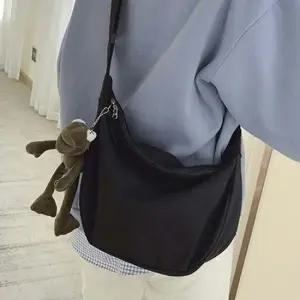 캔버스 크로스바디백 캐주얼 데일리백 휴가용가방