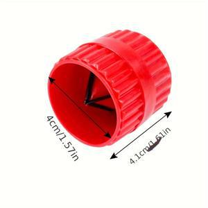 빨간색 내부 외부 튜브 금속 파이프 헤비 듀티 디버링 도구 PVC/PPR/구리/황동/알루미늄 모따기