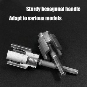 범용 내부 외부 파이프 나사 절삭 도구 빠른 피팅 및 배관 수리를 위한 소형 내구성 수공구