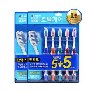 [콩심팥심]페리오 토탈케어 칫솔 10P 탄력모