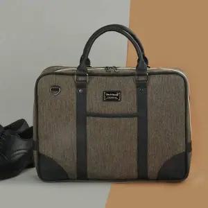 캔버스 남자 회사원 서류 가방 노트북 비지니스백