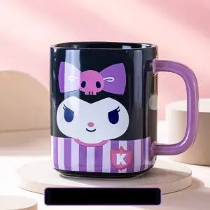 산리오 쿠로미 투톤 사각 머그컵 400ml