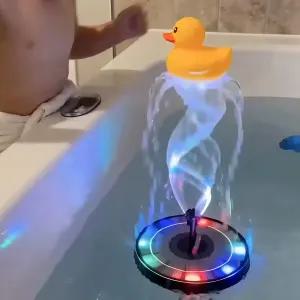 MONI  목욕놀이 목욕용품 미니 조명 분수대 어린이 물놀이 물소리 장난감