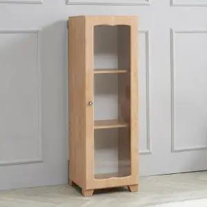 라벨라M 트로아 400 3단 유리 틈새 장식장