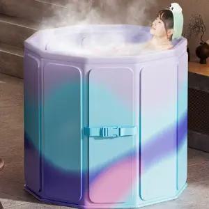 공사장욕조 GDM 접이식 간이 반신욕조 간편한 목욕탕