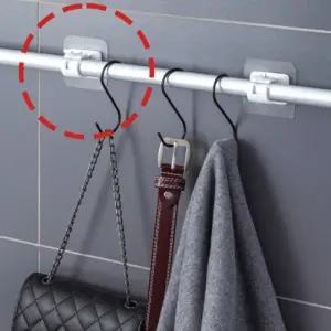 커튼봉켓 못없이 무타공 커튼봉 압축봉 켓 걸이 접착식 2p 압축봉행거