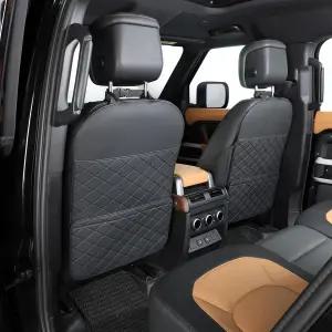 시트 등받이 보호대 대용량 포켓 수납 정리함 가 밟히는 충격 방지 블랙