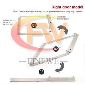 자동 사운드 접이식 문 304 스테인레스 스틸 경첩 헤비 듀티 40KG 침실 180도 아코디언 유형 슬라이딩 도