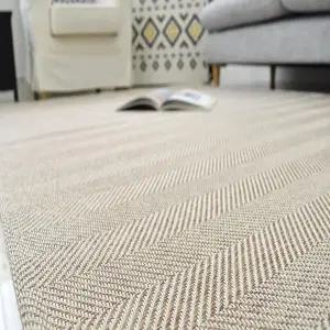 슈마켓 자가드 헤링본 카페트 러그 아이보리170X230