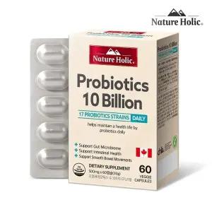 네이처홀릭 캐나다 100억 유산균 1박스 60캡슐 2개월분