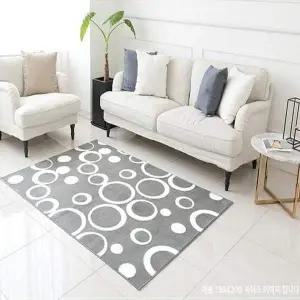 슈마켓 북유럽풍 버블 극세사 러그 그레이150X200