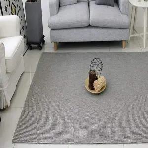 슈마켓 자가드 크로스 카페트 러그 그레이150X200