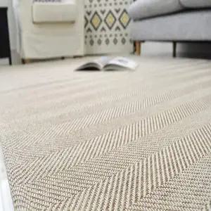 슈마켓 자가드 헤링본 카페트 러그 아이보리150X200