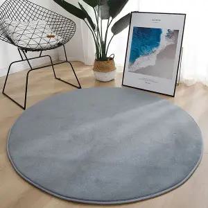 거실러그 거실 소형 단모 원형 카페트 대형 160cm 러그 침실